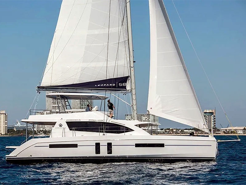 58′ LEOPARD FIVE CABIN CATAMARAN