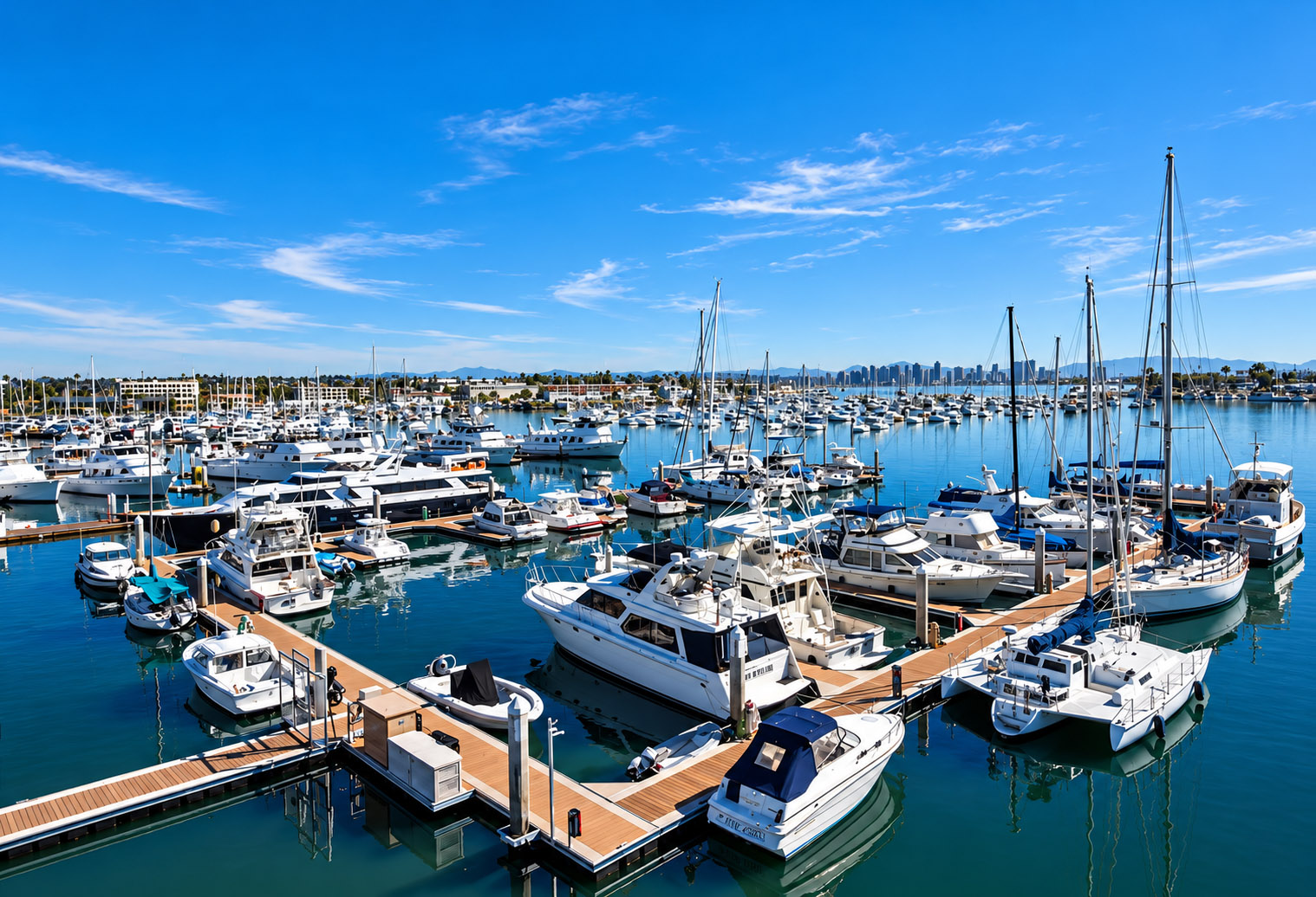 BOAT SLIPS AVAILABLE IN POINT LOMA – 36′ & 48′ SLIPS